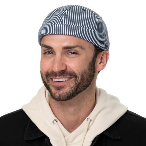 Bonnet Docker HAMMABURG en Coton à Rayures Multicolores pour Homme - 2