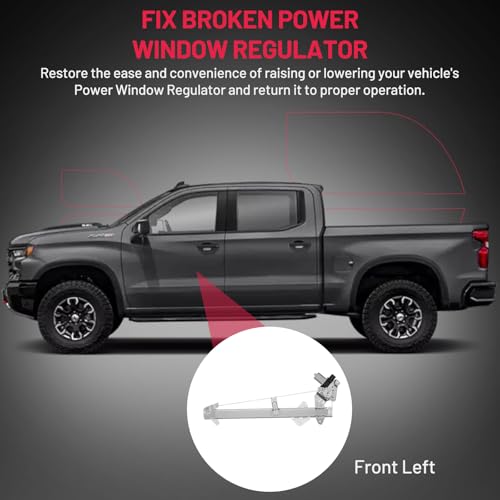 Image of BDFHYK 751-409 Power Window Regulator with Motor Front Left Compatible with Subaru Forester 2014-2018