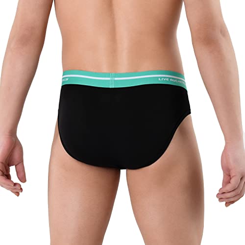Image of U.S. Polo Assn. Men Logo Waistband Cotton Stretch IYAH Briefs - Pack of 2