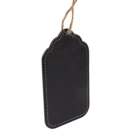Juvale Mini Hanging Chalkboard Tags With Jute Strings For Gift Wrapping, Christmas Ornaments, Diy Crafts (2.4 X 4 In, 10 Pack) #TOP4