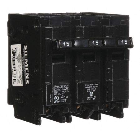 Siemens Q315 15-Amp 3 Pole 240-Volt 10-Kaic Circuit Breaker by Siemens