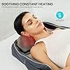 Kabelloses Nackenmassagegerät mit Wärmefunktion, ALLJOY Shiatsu Massagegerät it 3D-Massage von tiefem Gewebe, Tragbar Schulter Massagegerät, Weihnachtsgeschenke für Frauen, Männer #5