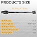 WildGear Upgrade Off-Road Front Drive Shaft Fit For Jeep Wrangler JK 2007-2017 3.0L/3.6L 4AT 4WD / Jeep Wrangler JL 2018-2.0T 8AT 4WD # T676004