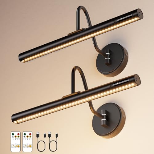 Luces de imagen para pared recargables con luz inalámbrica con control remoto VOLISUN 3 colores