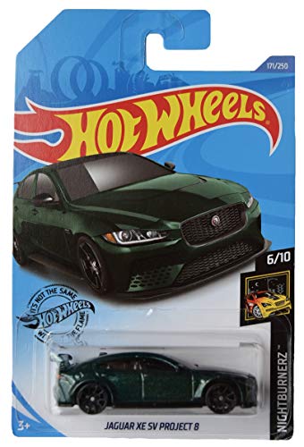 Hot Wheels Jaguar XE SV Project 8 (Verde Oscuro) miniatura 1