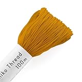 オリムパス 刺し子糸 Sashiko Thread 100m 大巻 琥珀 (こはく) col. 137