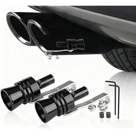 TrekaYumo Turbo Whistle Exhaust Muffler 2-Pack Cover