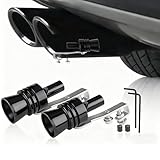 Turbo Whistle for Exhaust Pipe, 2PCS Exhaust Whistle for...
