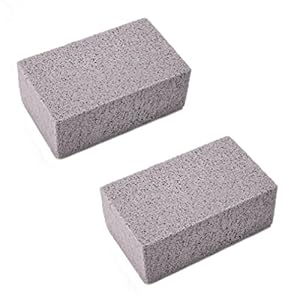 Grillreiniging bakstenen bakplaat puimsteen bbq rack reinigingsmiddel voor bbq keuken reiniging 2 stks, grill puimsteen