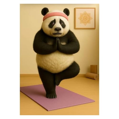 Affiche de sport moderne koala en toile humour deco murale salle de gym