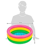 Intex Aufblasbares Planschbecken mit 3 Ringen 61 x 22 cm