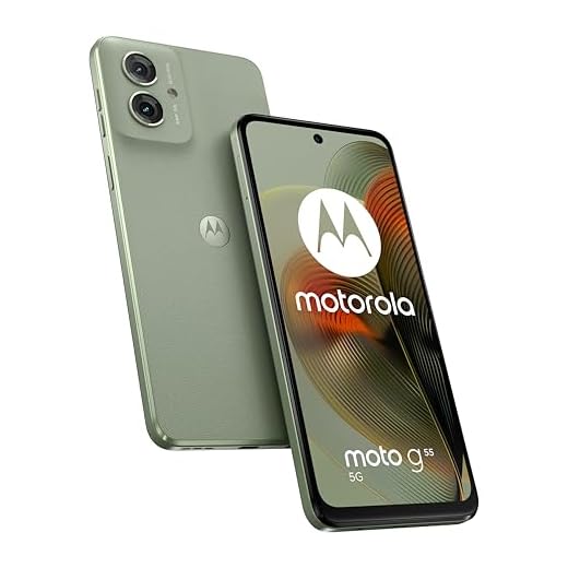 Motorola Moto G55 Dual-SIM 256GB ROM + 8GB RAM (GSM Only | No CDMA) Factory Unlocked 5G Smartphone (Smoky Green) - International Version