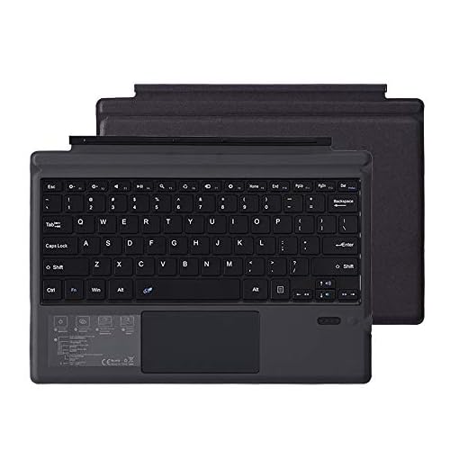 Uogic Type Cover for Microsoft Surface, Ultra-Slim Portable Wireless Bluetooth Keyboard for Surface Pro 7/6/ 5/4/3,Rechargeable