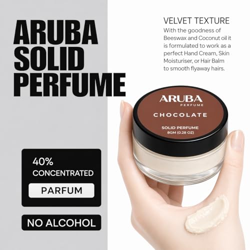 Image of Alcohol-free Chocolate Solid Perfumes | Wax Perfumes for Men & Women | Cologne | Strong & Lasting Fragrance | Gifting Pack for Him & Her