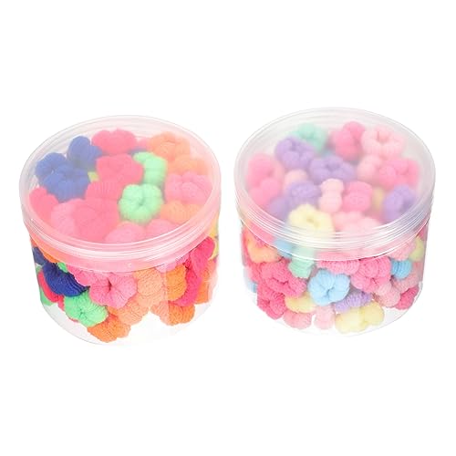DECORNIJIA 200Piezas Corbatas Elásticas Coloridas Para Bebés De Sin Para Pequeños