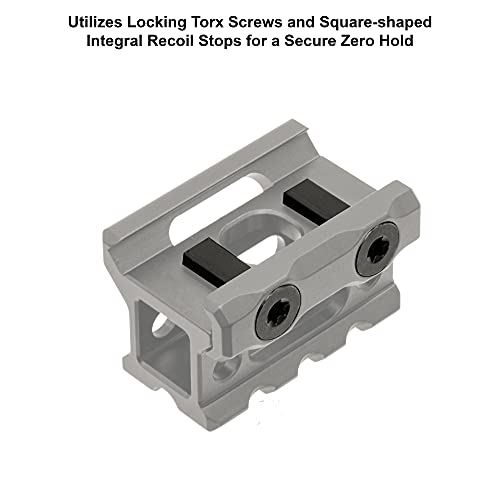 Utg Leapers Mt-Rsx8S Inc Ss Picatinny Riser Mount, Black, 0.83" #TOP5
