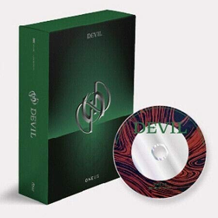 ONEUS [DEVIL] 1st Full Album [ GREEN ] Ver. CD+Photo Book+Lyrics Book+3 Card K POP...