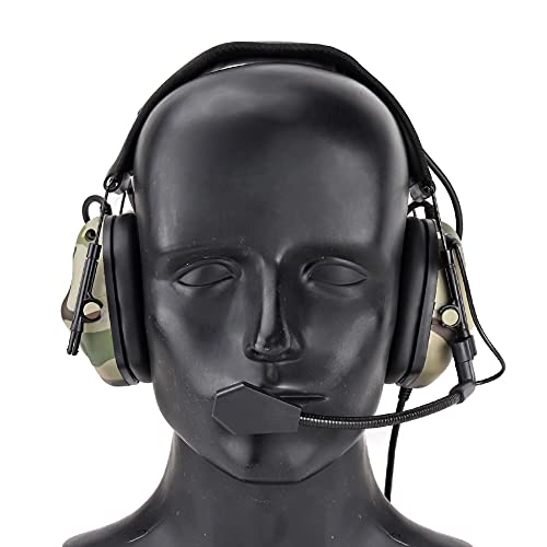 Auriculares walkie talkie para juegos de guerra y simulación militar en exteriores 4