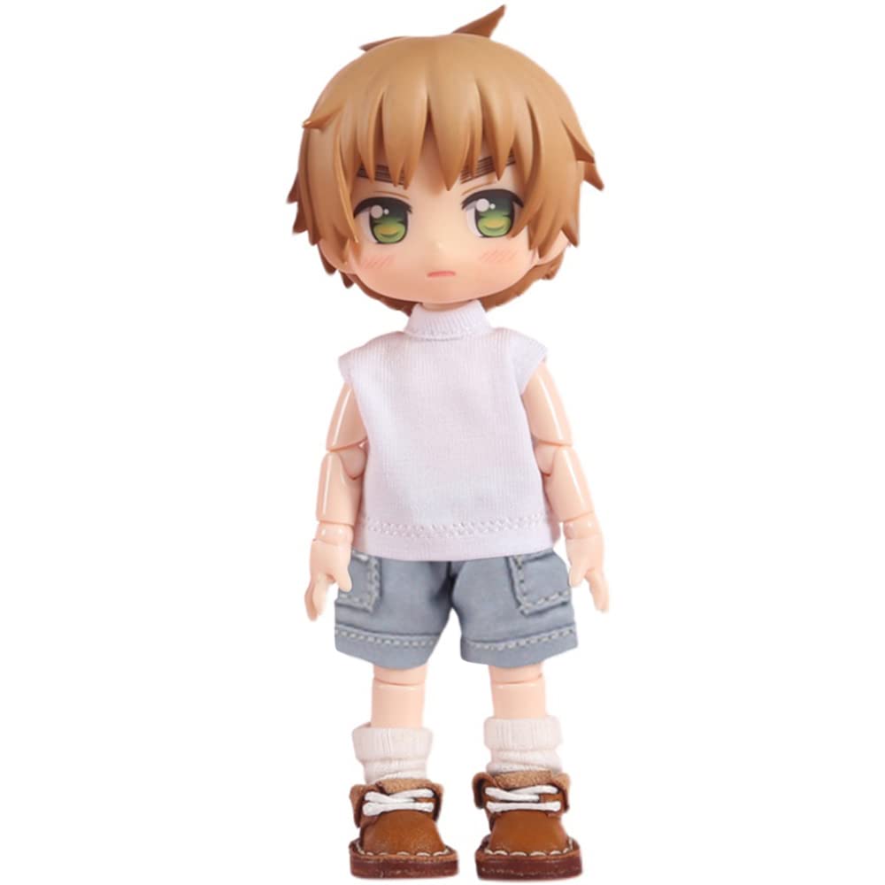 Obitsu Puppenkleidung 11 Cm – T-Shirt & Hose Set In Schwarz, Für 1/12 BJD Puppen & 11 Cm Figuren