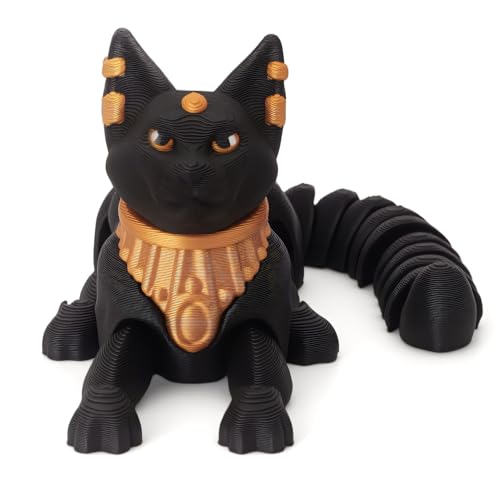 Yipintang 3D Printed Egyptian Mau Cat Fidget Animal 8