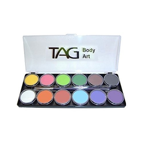 Body Art Face Paint Palette 12 X 10g Face and Paint
