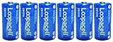 LOOPACELL CR123A 3V Lithium Battery (Pack of 6) - Long Lasting High Power Non-Rechargeable Lithium Battery for Smoke Detectors, Alarm Systems, Flashlights, Security Systems, Motion Detectors & More