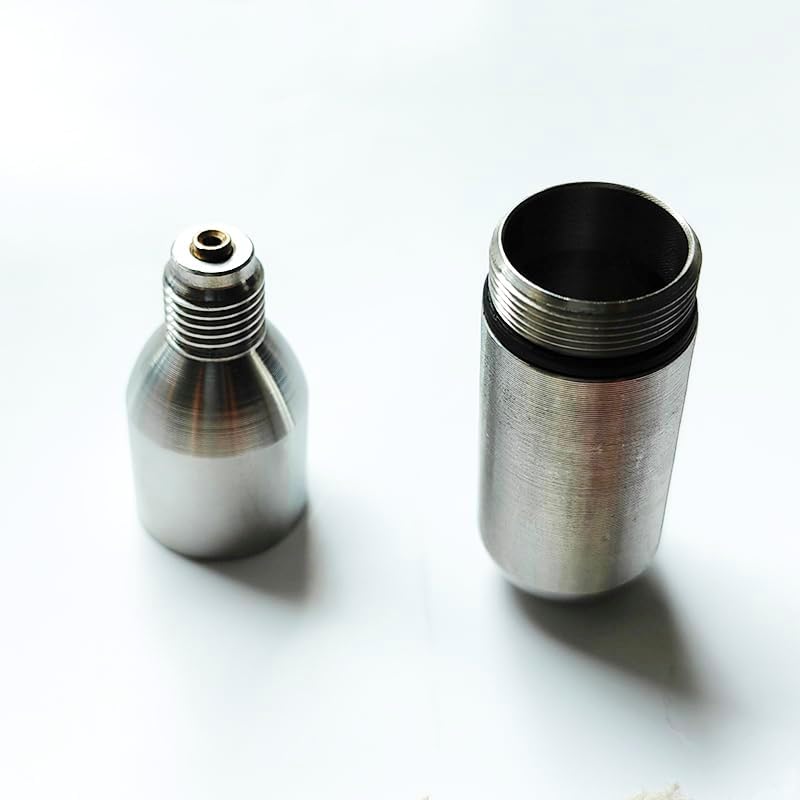 Miniatura 9 de BEIST OUTDOOR Cartuchos de CO2 recargables para sodapaintball (paquete de 1), 0.28 oz, cápsulas recargables con rosca UNF 38-24