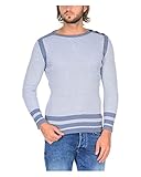  GUESS Pull Homme Ribbed Gris M74R13