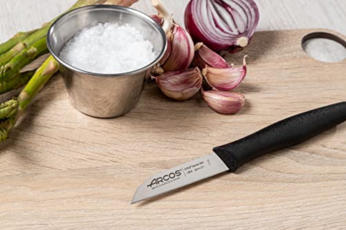 Miniatura 5 de Arcos Serie Nova - Cuchillo Mondador - Hoja De Acero Inoxidable De 80 Mm - Mango De Polipropileno Color Negro