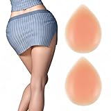 YBEATY Silicone Hip Dip Pads Butt Pads Reusable Butt Lift Enhancer Pad Traceless Silicone ButtPad Invisible Self-Adhesive ButtPad Underwear Dip Corrector for Women Create an Hourglass Figure