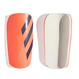 adidas Unisex TIRO SHINGUARD EU Club, Signal Coral/Lucid Blue/White, M