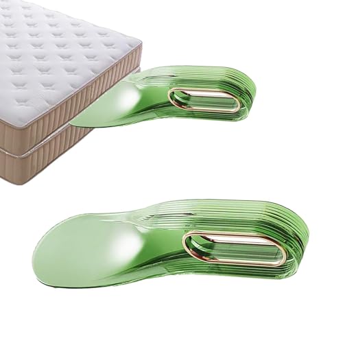 Jvjggag Cale élévateur de matelas, outil ergonomique pour rehausser le matelas, facile à installer avec construction, accessoire de levage confortable avec...