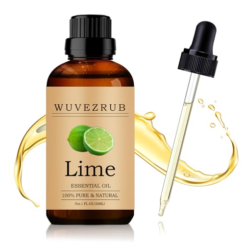 Wuvezrub Lime Essential Oil 30ML - 100% Pure and Natural Oils for Aromatherapy Diffuser - 1 Fl Oz/Lime