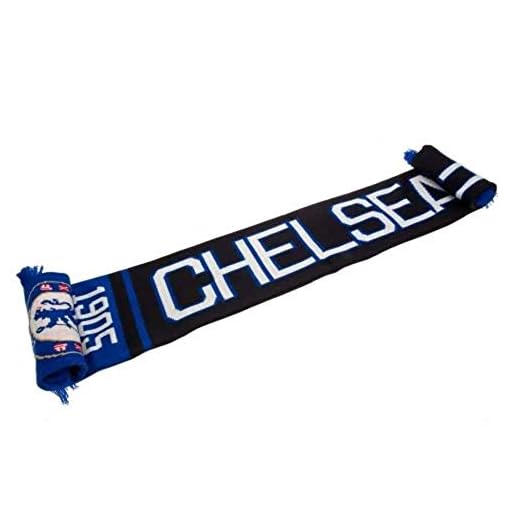 CHELSEA FC officiel bleu et un noir écharpe