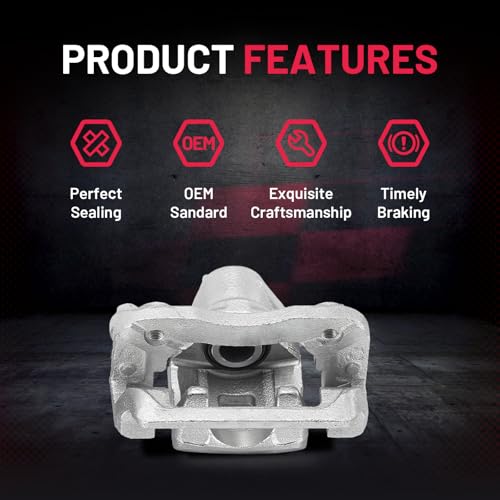 Image of BDFHYK 19-B3457 19-B3456 Rear Disc Brake Caliper Assembly Compatible with Hyundai Elantra 2007 2008 2009 2010 2.0L L4, GAS 2pcs