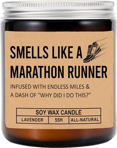 Marathon Runner Candle