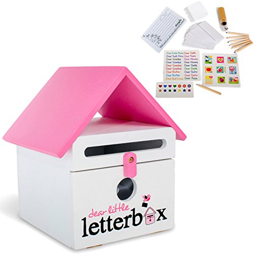Dear Little Letterbox, Wooden Kids Play and Craft Mailbox, Creative, Educational Play Set