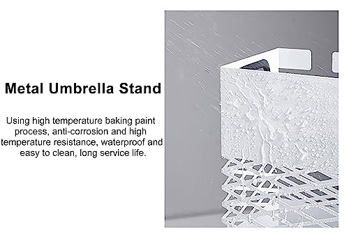 Porte-parapluies en métal avec rangement polyvalent pour bâton de marche - 7
