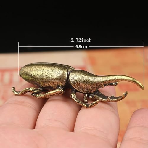 Set de 3 estatuas de insectos de latón miniatura miniatura 2