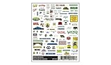 Woodland Scenics Business Signs Mini Series Dry Transfer Decals