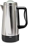 Capresso 405.05 12 Cup Perk Coffee Maker, Metallic (Renewed)