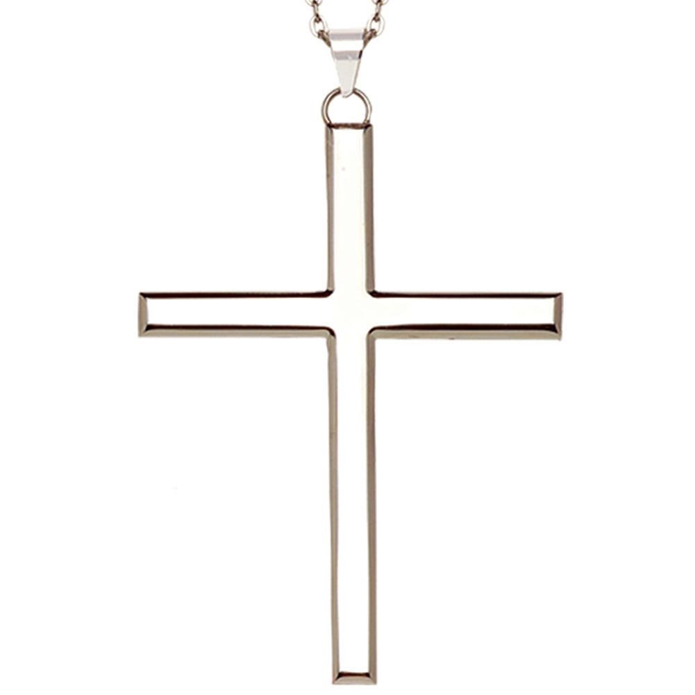 J-24 Stainless Steel Latin Pectoral Cross