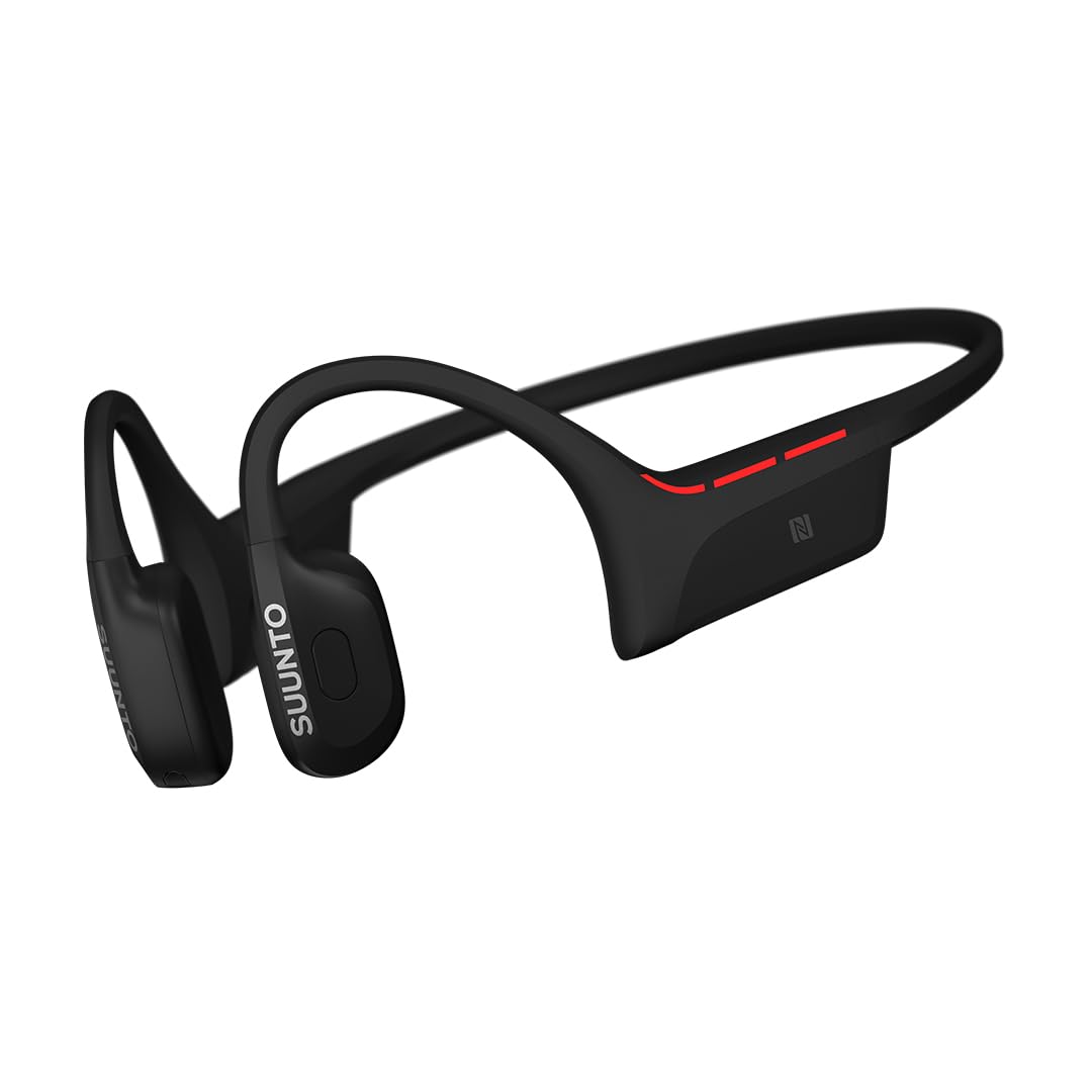 black wing 2 open-ear bone conduction headphones with safety lights