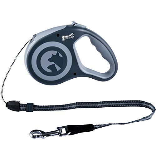 EC.TEAK Retractable Dog Leash, 26FT Dog Walking Leash for Medium Large Dogs up