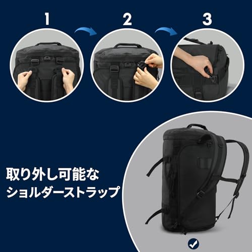 Haimont 旅行バッグ 45L ボストンバッグ