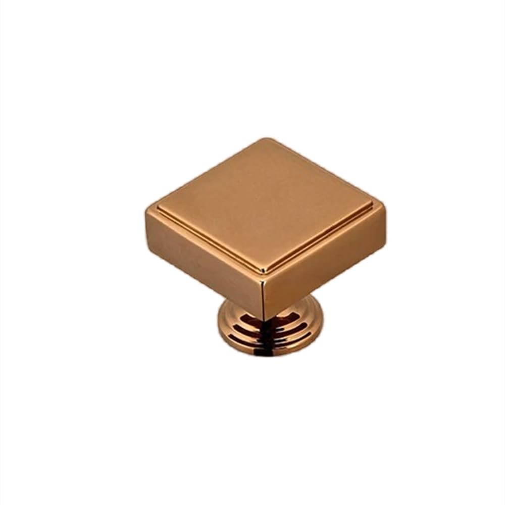 Boutons de meuble en laiton massif doré brillant barre en T 32 mm