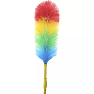 Microfiber Dust Multicolor Feather Duster Anti Static with Long Handle Electrostatic Feather Brush Car Cleaner Household Cleaning Tools