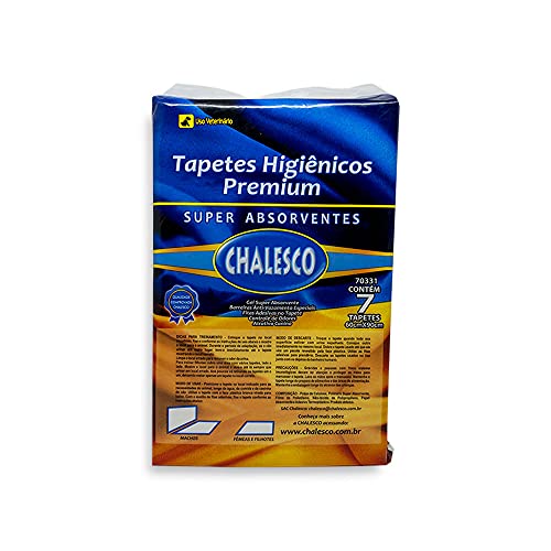 Chalesco Tapete Higiênico 7 Unidades Para Cães Multicor