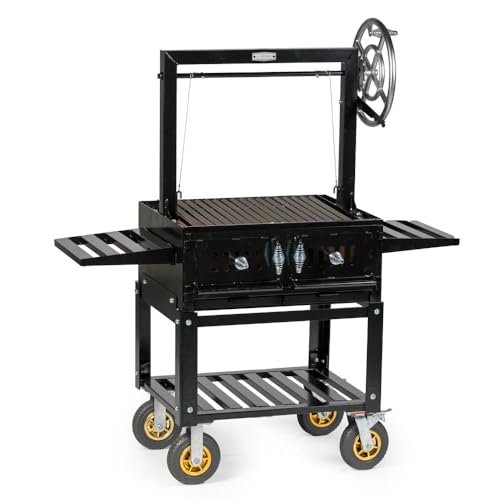 Ash & Ember Santa Maria Steel Grill with Adjustable Grate