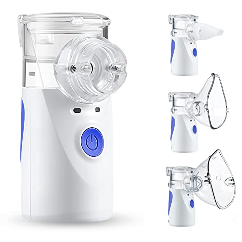 Portable Nebulizer, Nebulizer Machine For Adults & Kids With Two Modes, Mini Steam Inhaler For Breathing Problems, Used Indoor And Outdoor #TOP29